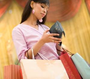 Impulse Shopping Women With Bags