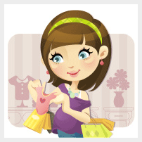 cuite-girl-shopping
