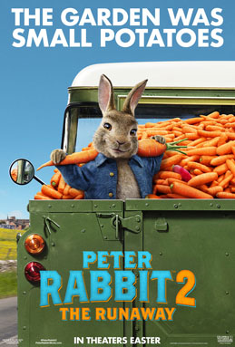 Peter Rabbit 2: The Runaway, 3D Cartoon Movie produced by Sony Pictures  Animation