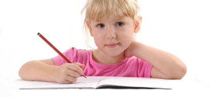 Girl Writing