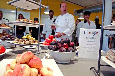 Free food at Google