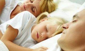 Co-sleeping with older child