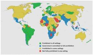 Spanking Children Prohibited Countries