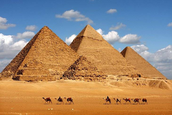 The Pyramids of Giza, Egypt