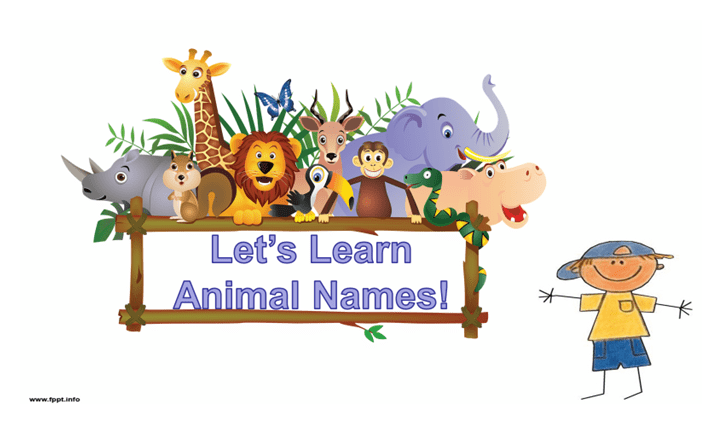 learn-animal-names | Kids World Fun Blog