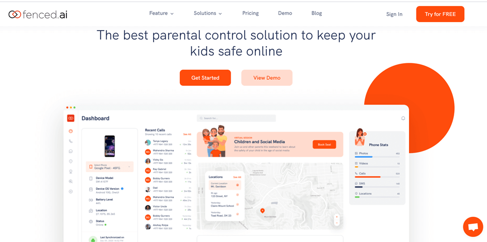 Parental Control Software - Fenced.ai
