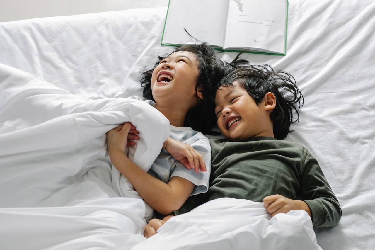 Kids on the best mattress