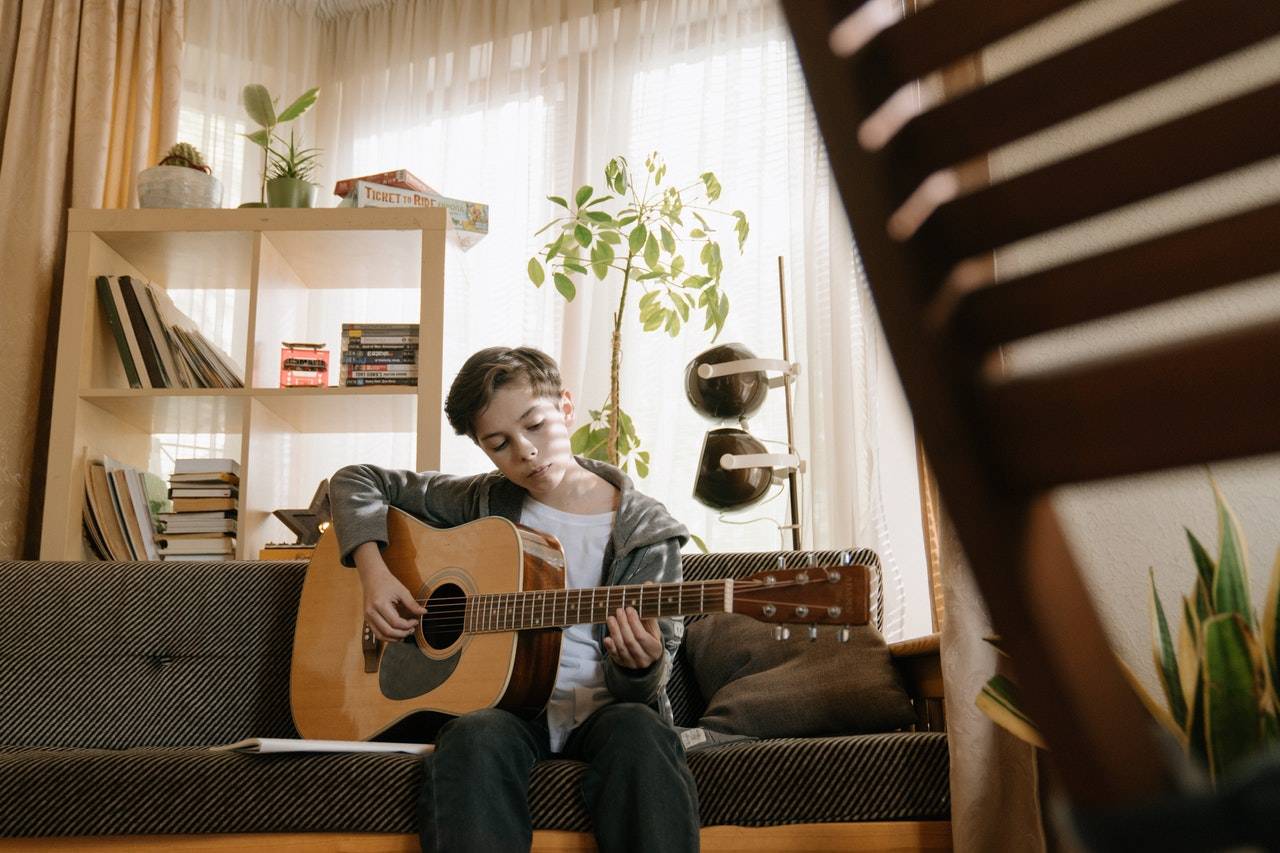 Boy Playing Guitar