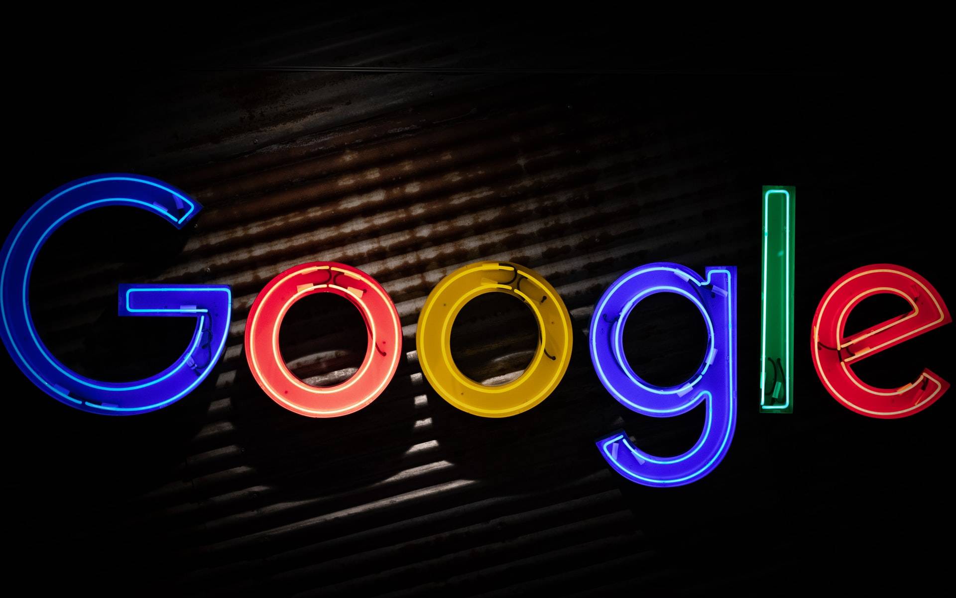 Glowing Google Logo