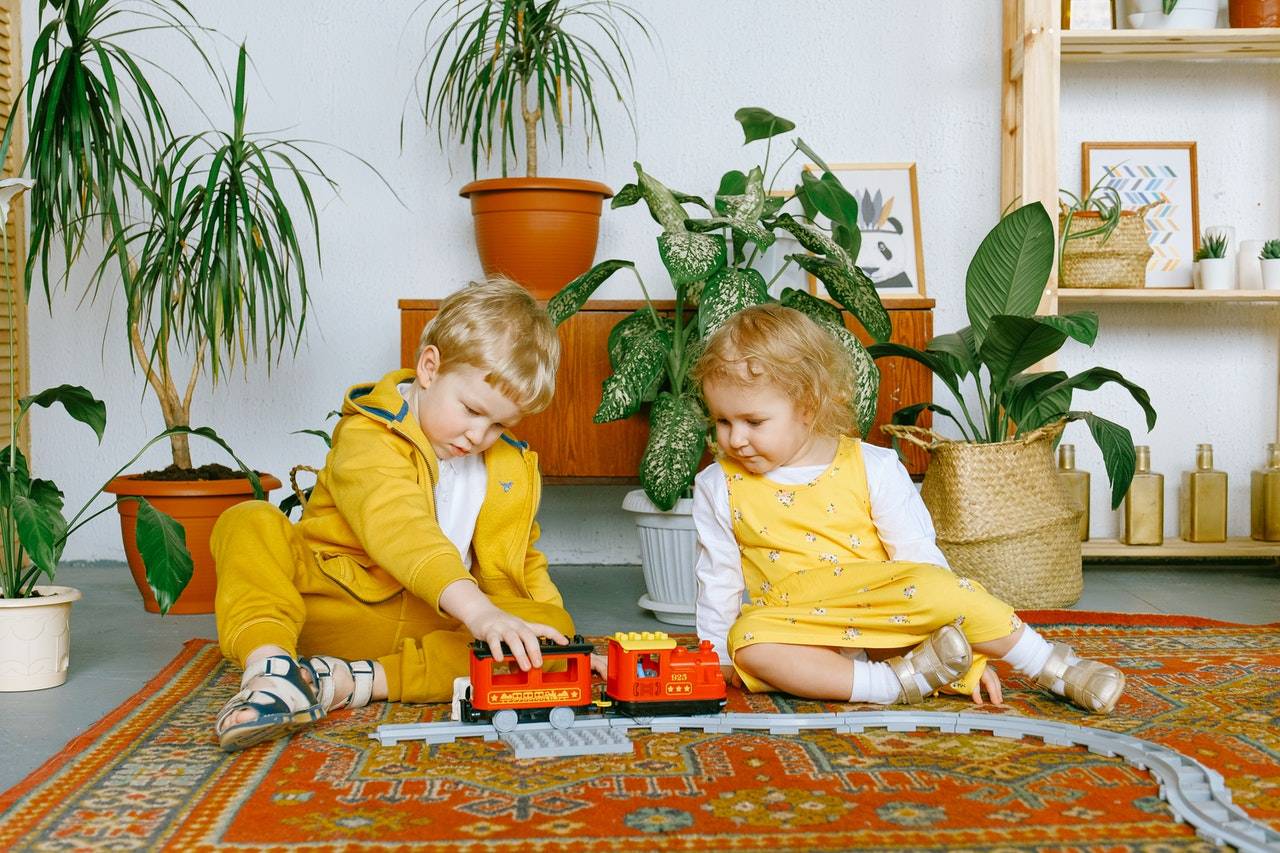 Kids Playing with Toys