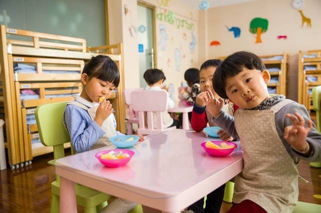Kids at Daycare Center