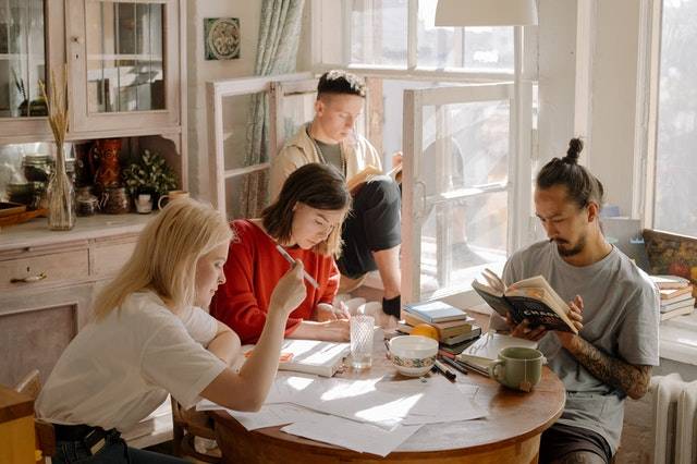 College Students Preparing Budget