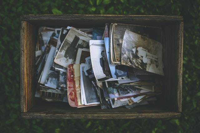 Old Photo Print Stock