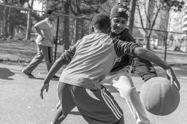 Kids Playing Football