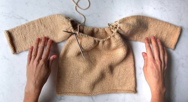 sweater stitching final shape