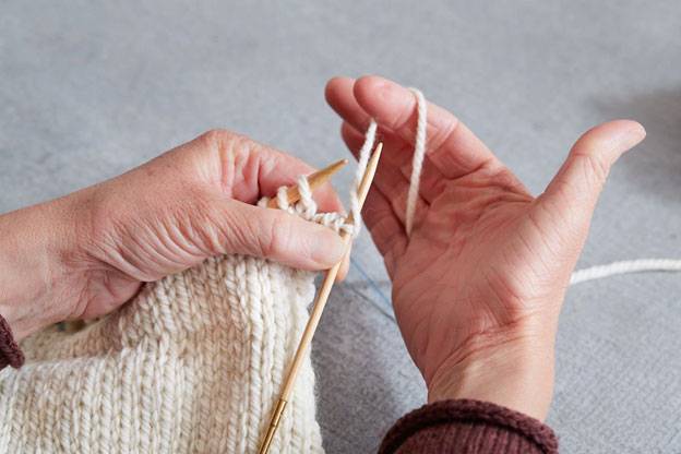 sweater knitting