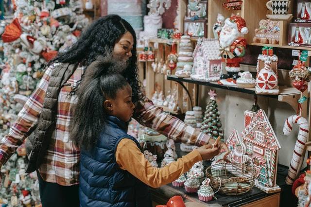 Christmas Gift Shopping with Children