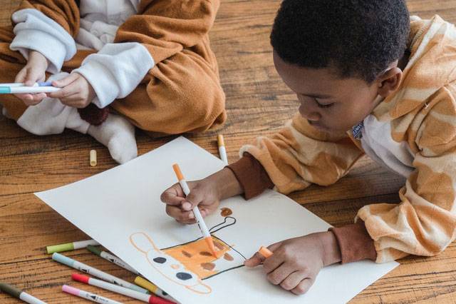 Painting With Brush Pen