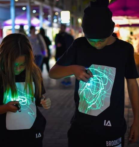 Interactive Glow-In-Dark T-shirt