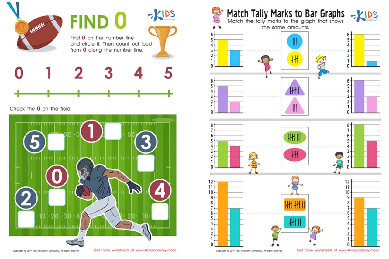 Kindergarten and Grade 1 Worksheets