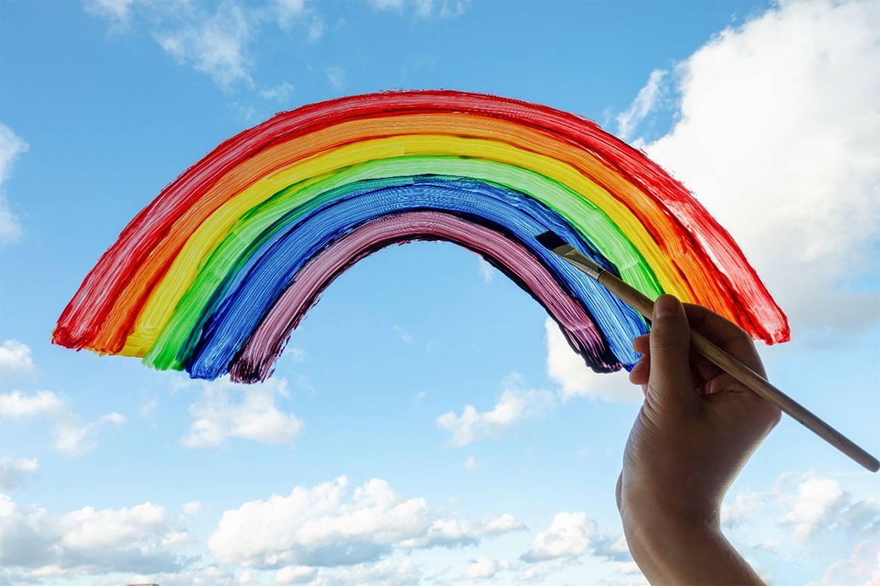 Rainbow painting