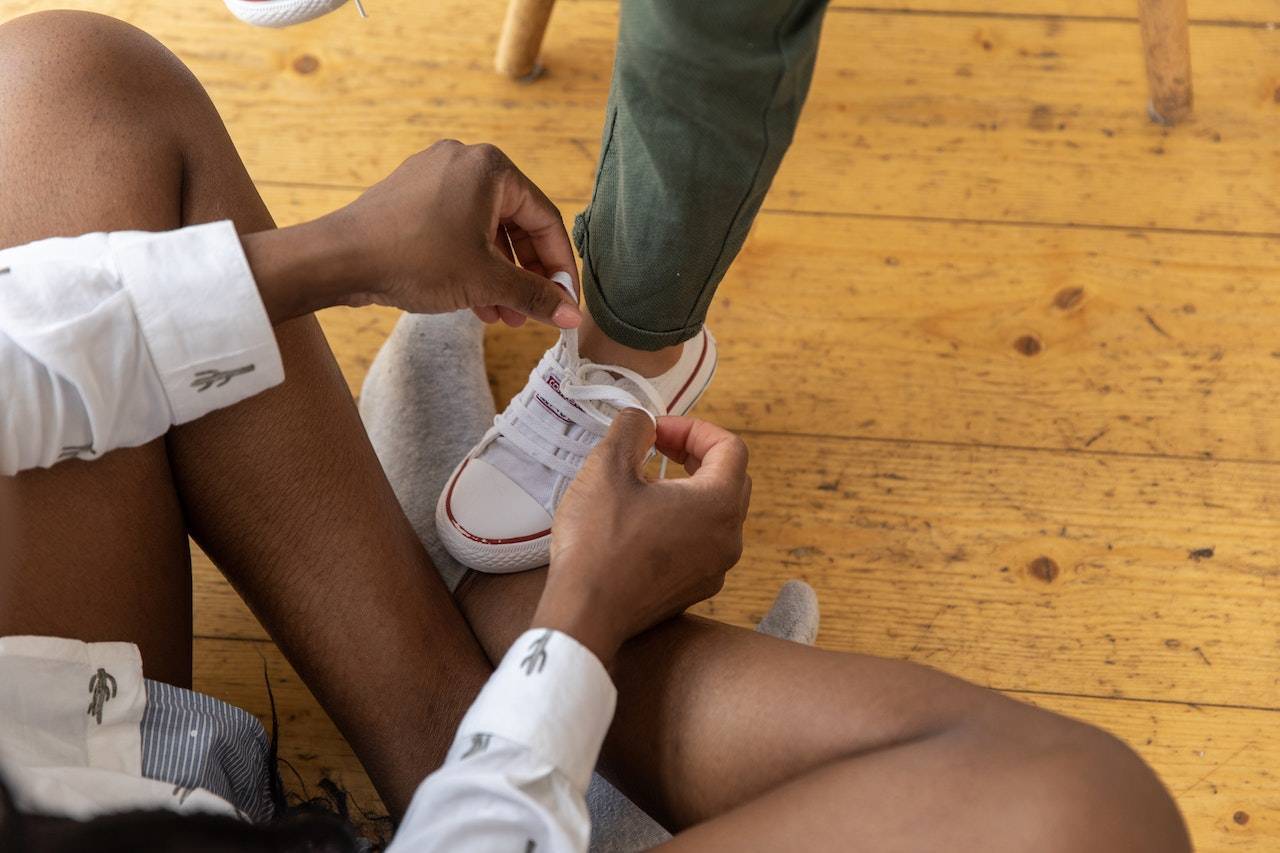 canvas shoe for child