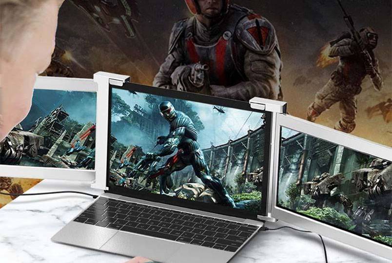 Triple monitor editing