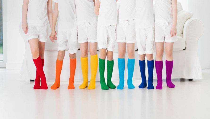 Colourful Seamless Socks for Kids