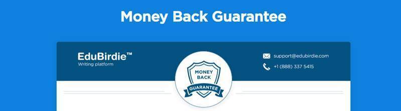 Money back guarantee