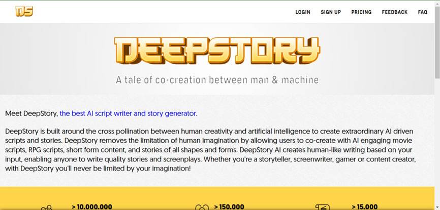Story Generator Tool – Deepstory.ai