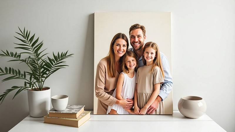 Celebrate Your Loved Ones with a Custom Hand-Painted Family Portrait