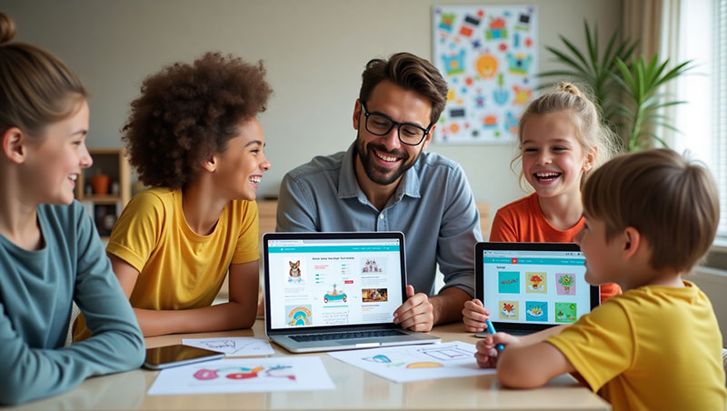 Family-Friendly Website Ideas Your Kids Can Help Build