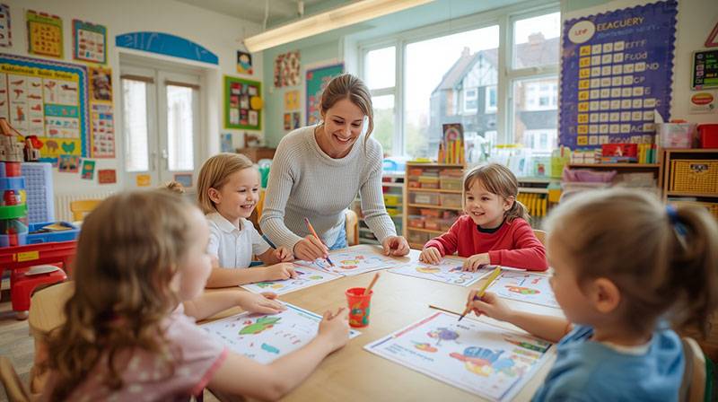 Building First Words: Fun English Worksheets for Preschool Learners
