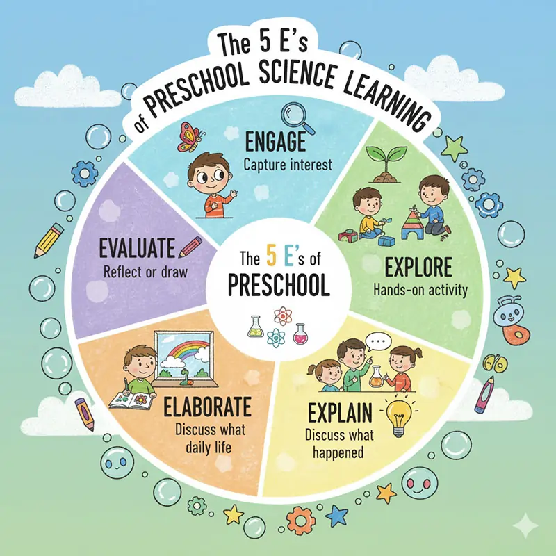 The 5 E’s of Preschool Science Learning