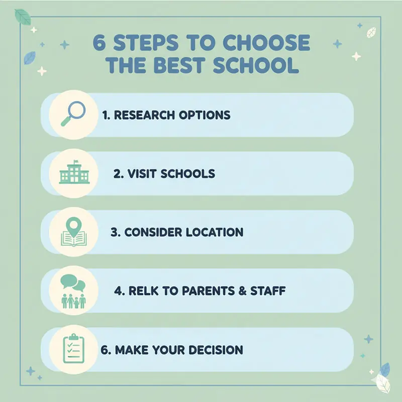 6 Steps to Choose the Best School