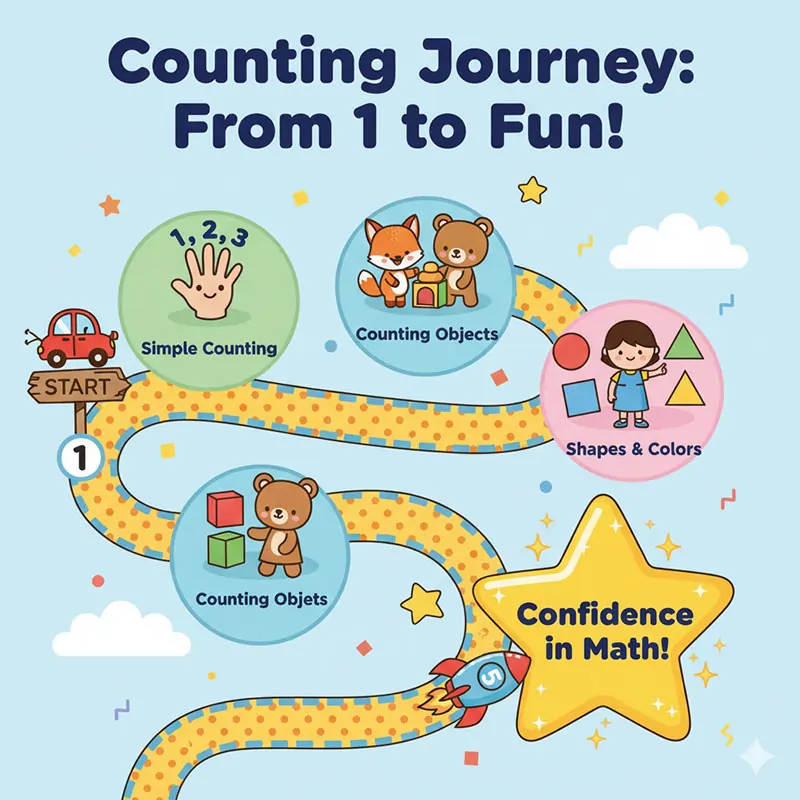 Counting Journey: From 1 to Fun!