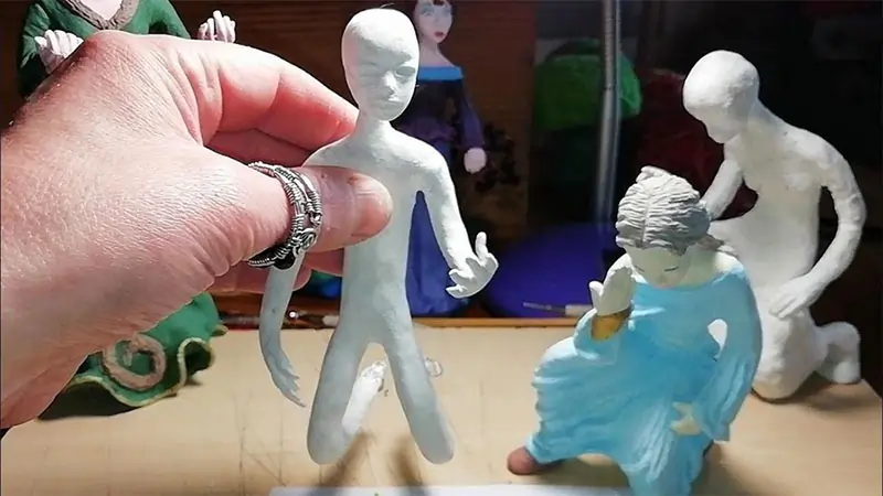 Build and Paint Air-Dry Clay Characters