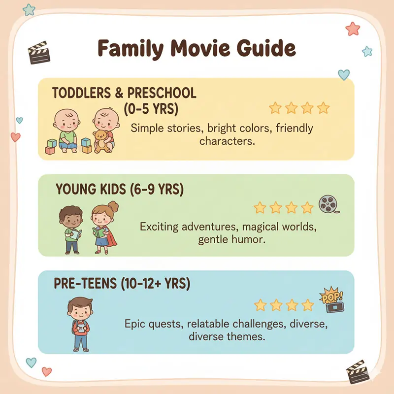 Parent’s Guide to Movie Age Ratings” Chart