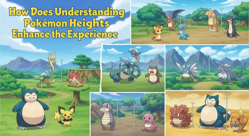 How Tall Are Your Favorite Pokémon Compared to You?