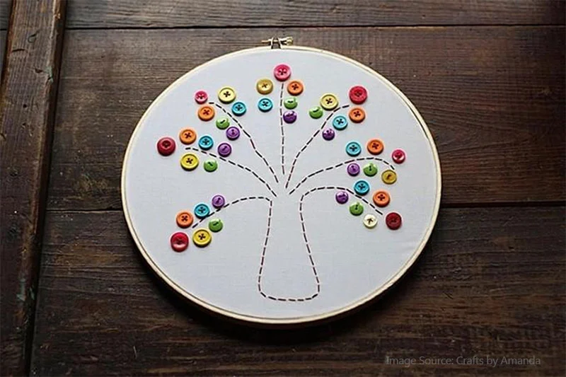 DIY Embroidery Hoop Art