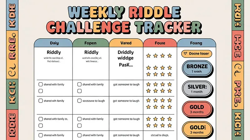 Weekly Riddle Challenge Tracker