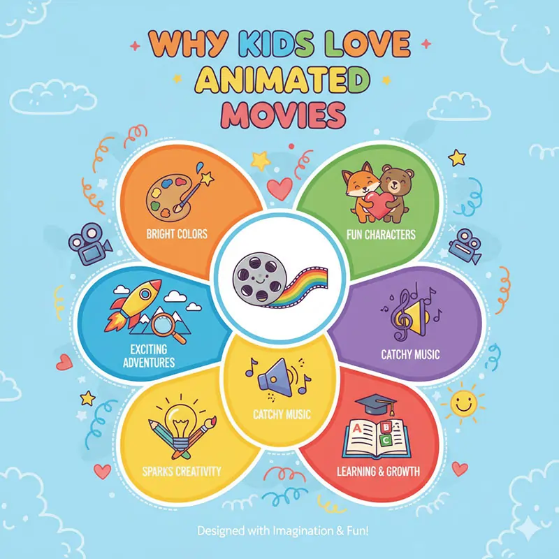 Why Kids Love Animated Movies