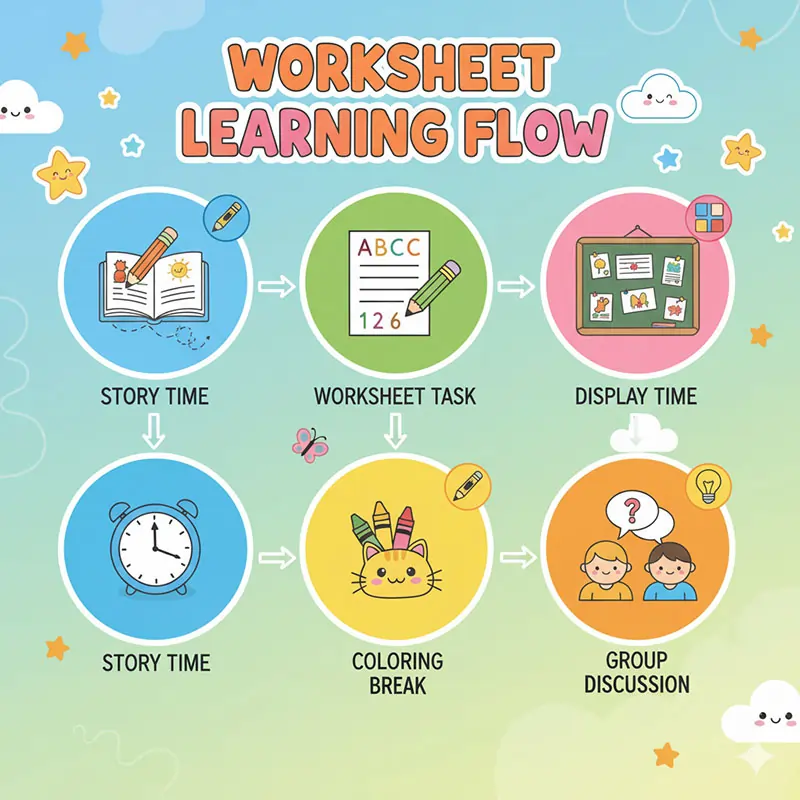 Worksheet Learning Flow