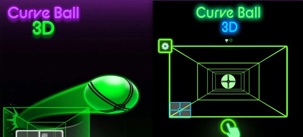 Curve Ball 3D - Arcade Game