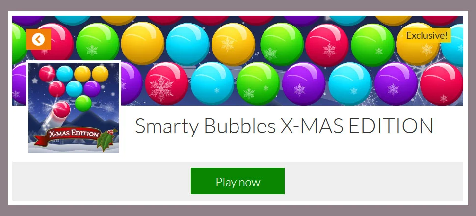 Smarty Bubbles XMAS Edition - Bubble Shooter Game
