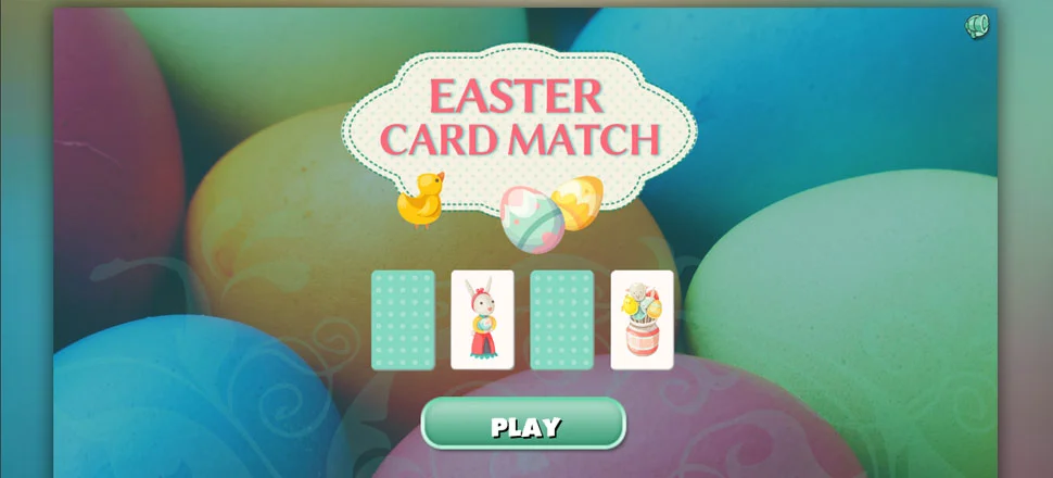 Easter Card Match - Card Game