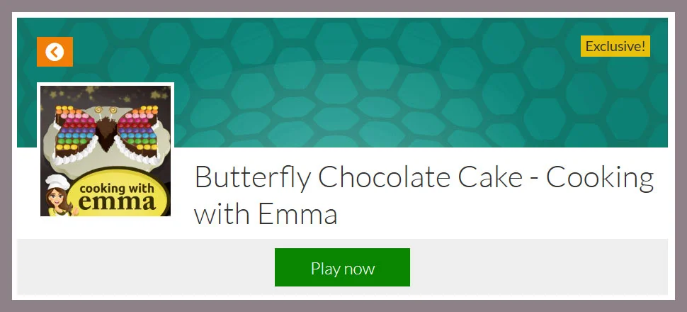 Butterfly Chocolate Cake Cooking with Emma - Cooking Game