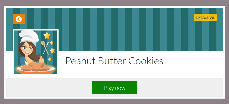 Peanut Butter Cookies - Cooking Game