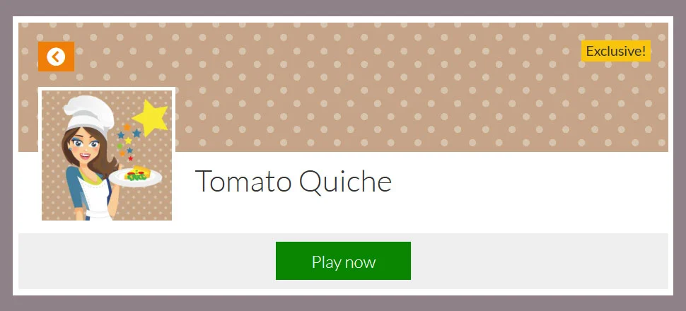 Tomato Quiche - Cooking Game