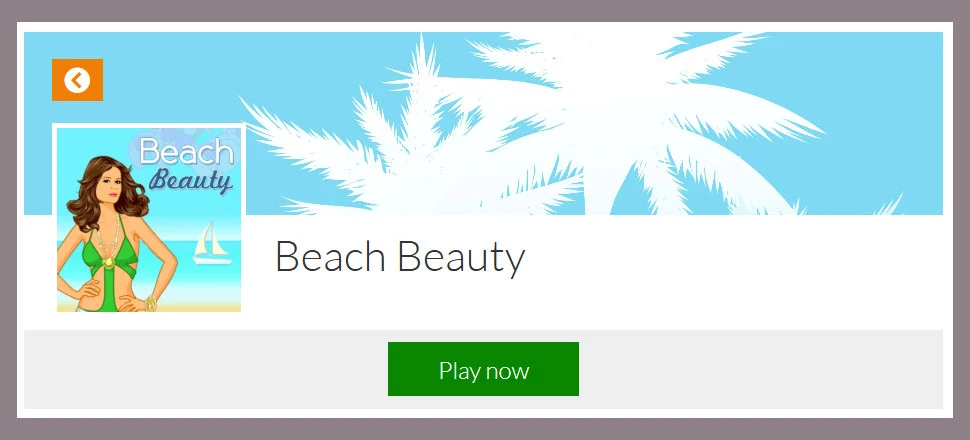 Beach Beauty - Dress-up Game